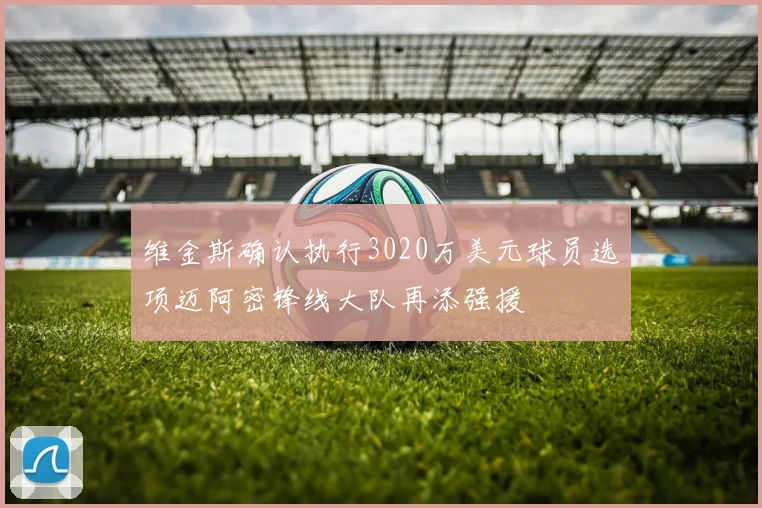 维金斯确认执行3020万美元球员选项迈阿密锋线大队再添强援